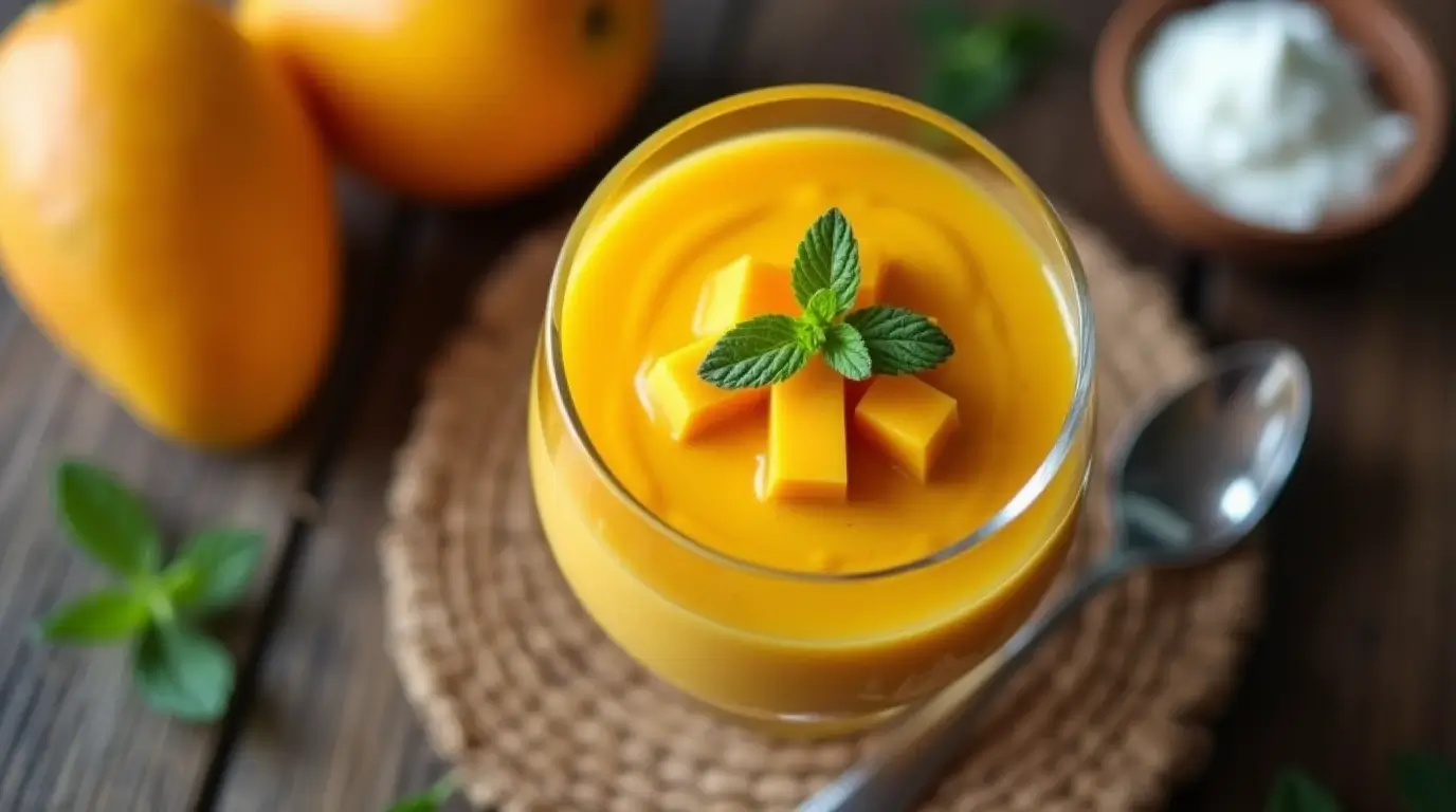 mango pudding